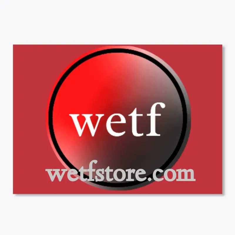 WETFstore.com Promo Sticker